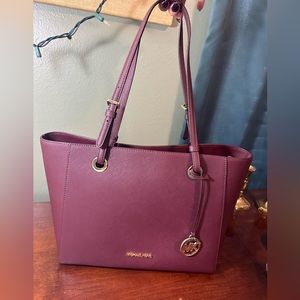 Purple Michael Kors Tote
